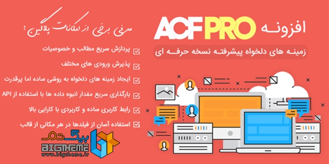 افزونه Advanced Custom Fields Pro – زمینه های دلخواه وردپرس